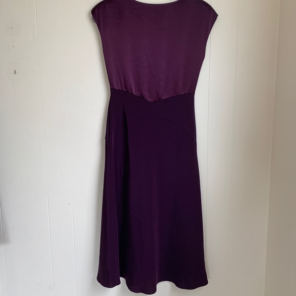 Purple cocktail midi dress - Picture 2 of 3